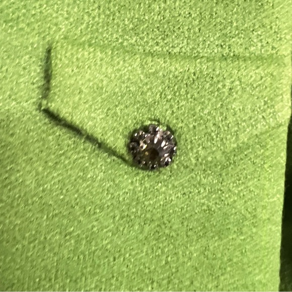 New Bluoltre Long Sleeve Open Front Cardigan Jacket in Green - Picture 5 of 7